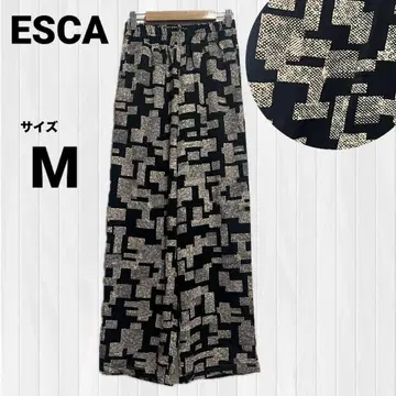 ESCA 에스카 기하학 패턴 팬츠 M 사이즈