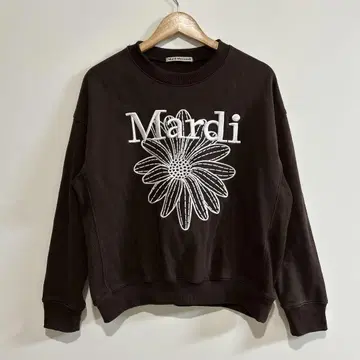 마르디메크르디 스웨트 셔츠 FLOWERMARDI NEEDLEWORK