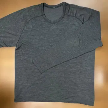 룰루레몬 롱 티셔츠/블랙/2XL