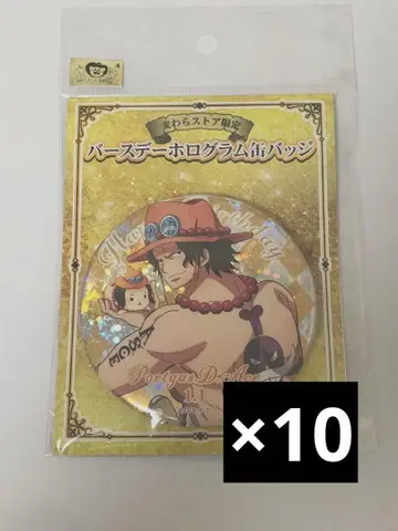 ONEPIECE 원피스 벌스데이 캔뱃지 에이스