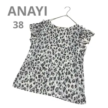 ANAYI 아나이 티셔츠 상의 블라우스 레오파드 무늬 새상품급