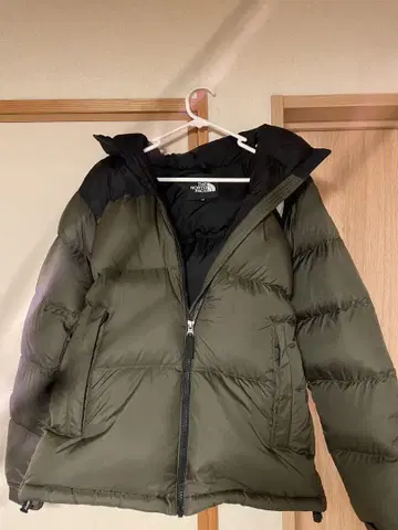노스페이스 후드 부착 다운 자켓 M