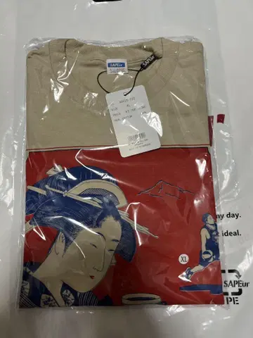 SAPEur COFFEE SHOP SUZU TEE 오픈 기념 한정판 XL