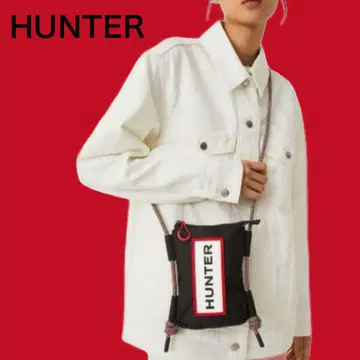 HUNTER 블랙 숄더백