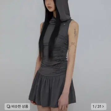 韓国商品/FLARE UP Hooded High Neck Dress Hooded High Neck Dress | 브랜드 중고거래 플랫폼, 번개장터