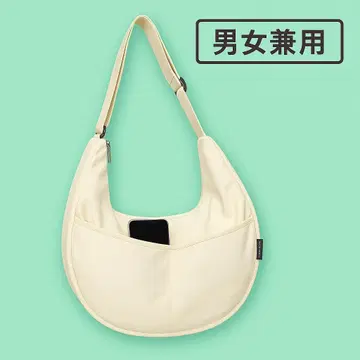 숄더백 화이트 아이보리 남녀 공용 유니섹스 방수 대용량 2