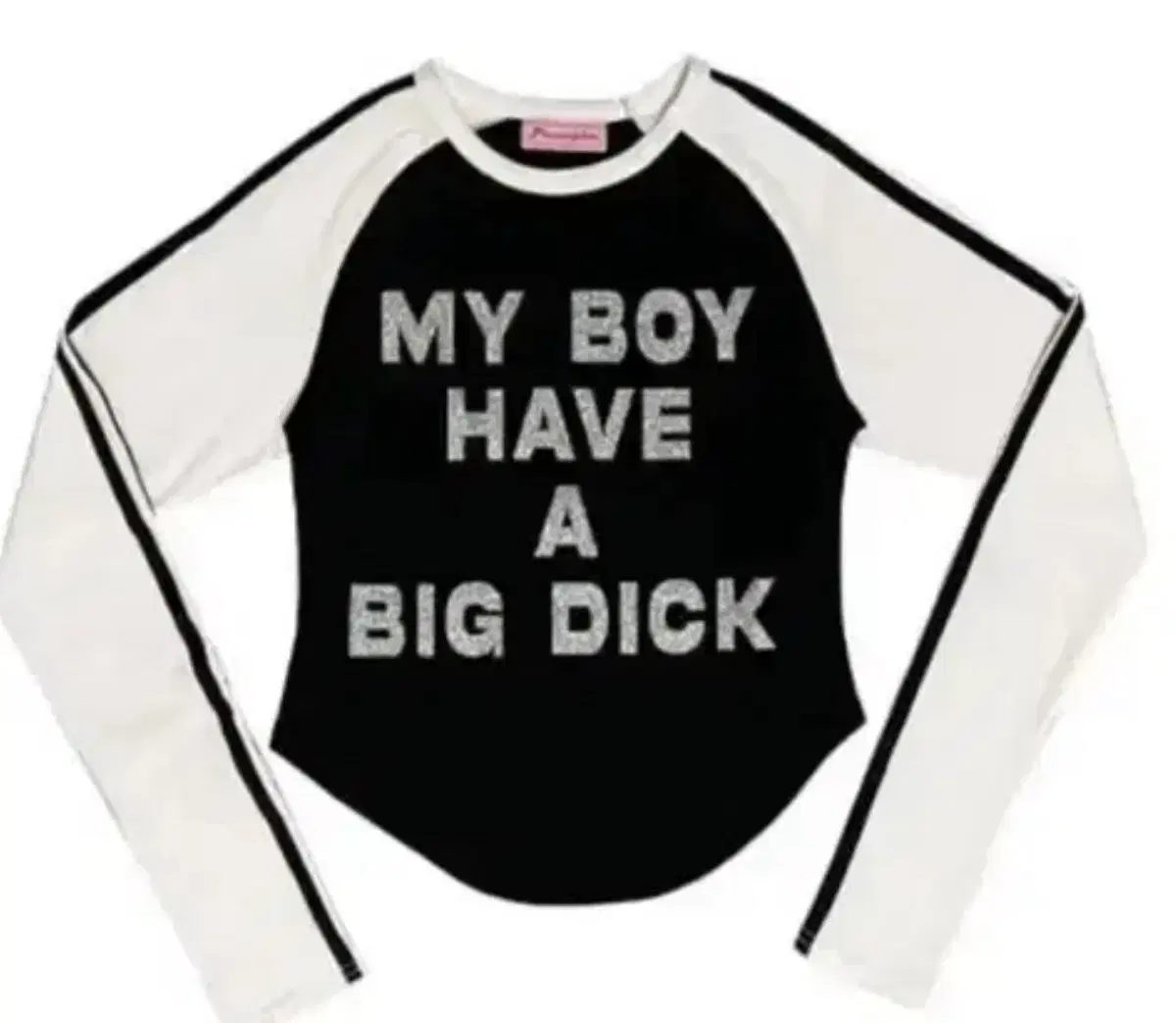 Please No Follow PNF Glitter Top