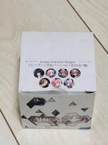 Arcaea 트레이딩 캔뱃지 Vol.1 BOX (전 7종) 10개입