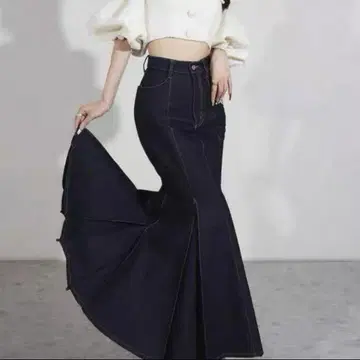 Darich 프린세스 머메이드 데님 스커트 M
