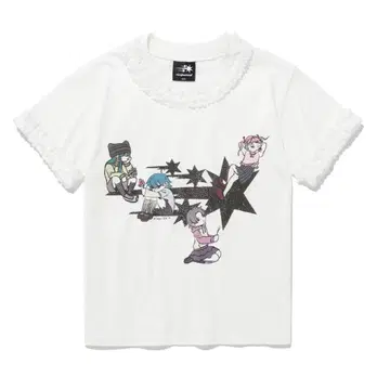 niceghostclub 티셔츠 레이스 캐릭터 한국