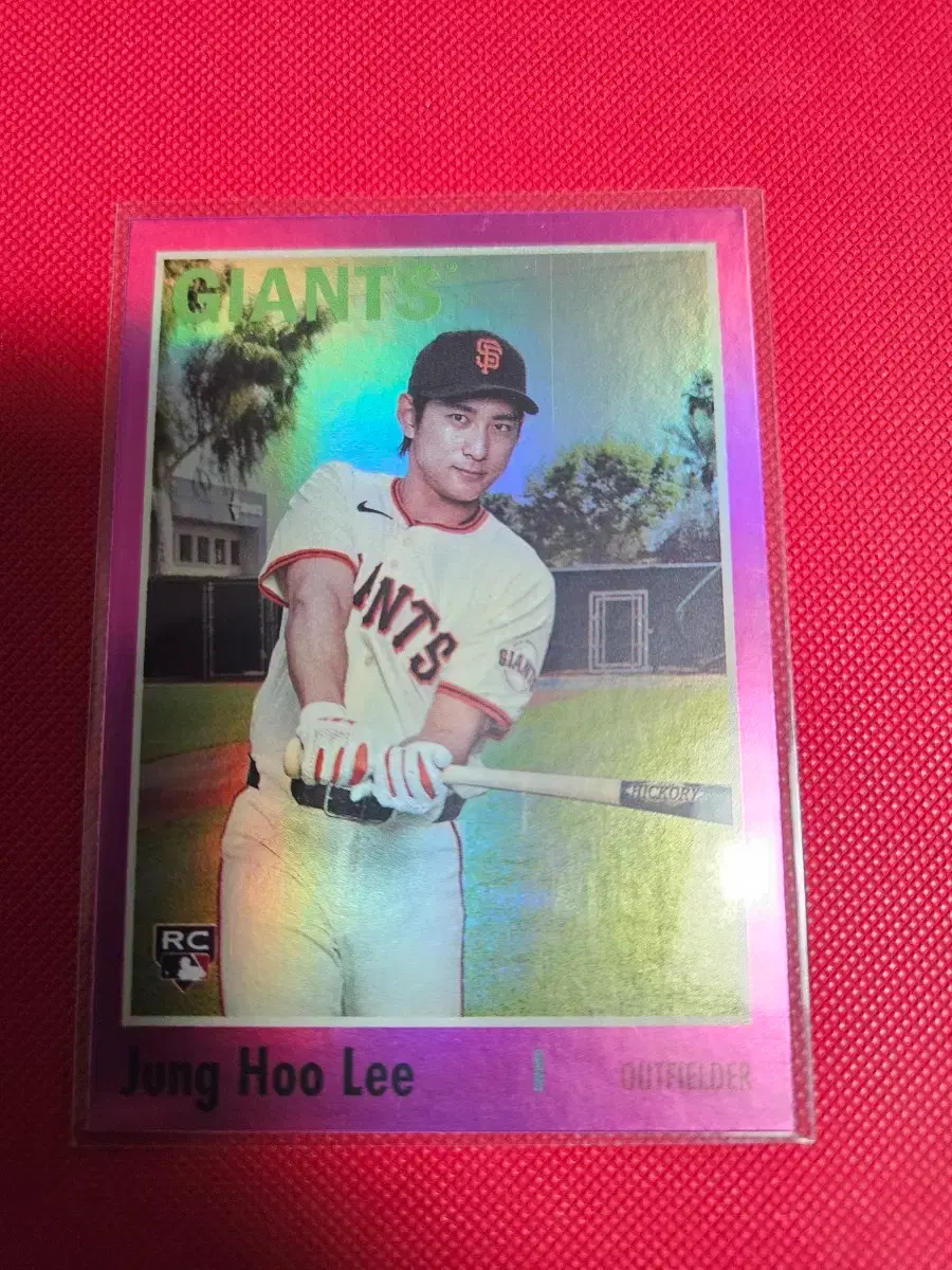 이정후 2024 Topps Archives 핑크 포일 루키 카드