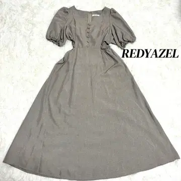REDYAZEL 컷 아웃 백 리본 원피스