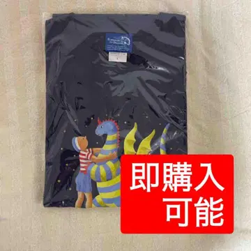 엘머의 모험전 엘머와 용 네이비 티셔츠 남녀 공용 L