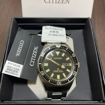 CITIZEN 자동 감기 다이버 워치 NY0125-83E 새상품