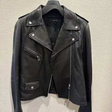 allureville 블랙 더블 라이더 자켓 사이즈 1