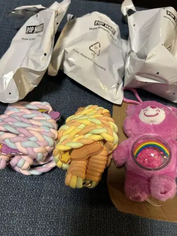 POP MART 캐릭터 키링 3개 세트