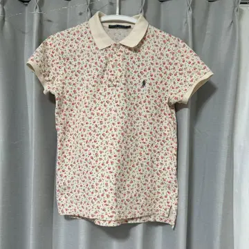 Ralph Lauren 꽃무늬 피케 셔츠 M 사이즈