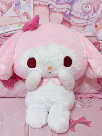 마이멜로디 BIG 봉제 인형 모후모후