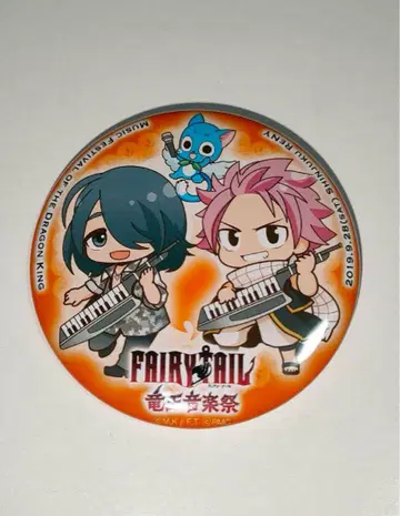 페어리 테일 FAIRY TAIL 류오 음악 축제 캔뱃지 나츠
