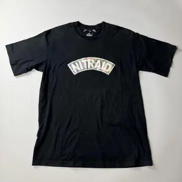나이트 레이드 크레이지 사바나 아치 로고 티셔츠 L NITRAID