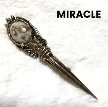 MIRACLE 장식용 골드 컬러 브로치 퀼트 핀