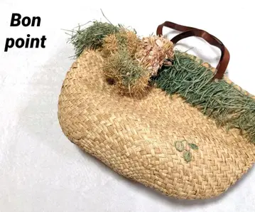 BONPOINT 바스켓백 라피아 백 여성용 핸드백