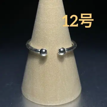빈티지 패션 반지 실버 12호 오픈 반지 심플