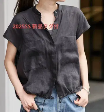 FLAMeWORK 프레임워크 캡 슬리브 드로스트 셔츠 새상품 블랙
