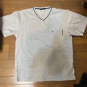 미사용 Munsingwear 그레이 V넥 티셔츠