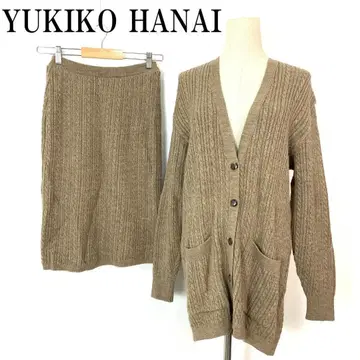 YUKIKO HANAI 유키코 하나이 니트 셋업 베이지 B8638