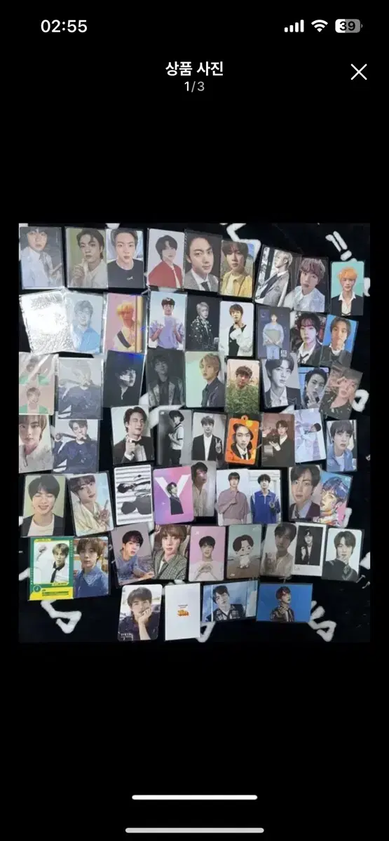 오늘만 방탄  bts 진  jin  포토카드 58장 일괄