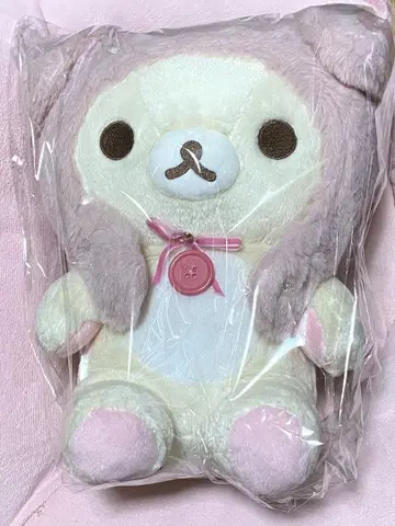 산엑스 코리락쿠마 토끼 귀 피코피코 봉제 인형 M 사이즈