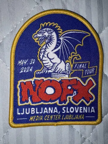 NOFX FINAL TOUR 자수 패치 와펜