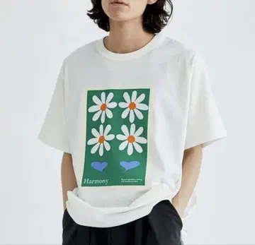 LiNoH 플라워 프린트 S/S TEE