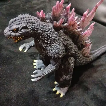 고질라 피규어 블랙과 보라색 약 15cm 중고