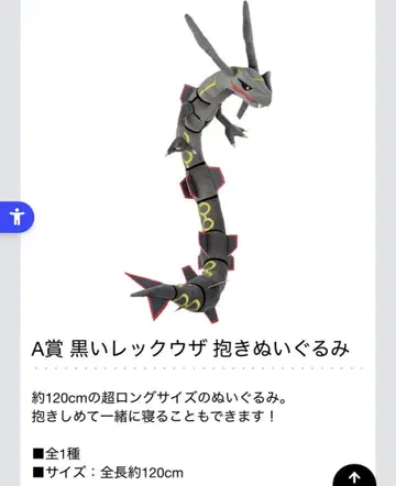 블랙 레쿠자 제일복권 A상 봉제 인형