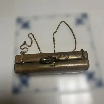로도 RODO 골드 가죽 클러치백 빈티지