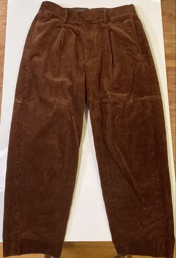 UNITED ARROWS 코듀로이 팬츠 배기 와이드 실루엣 구제 의류
