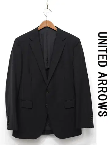 F479/새상품급 UNITED ARROWS 자켓 울 모헤어 46 블랙
