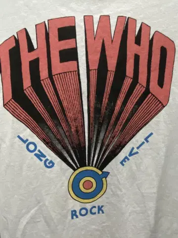 THE WHO 티셔츠 GOOD ROCK SPEED FREE 빅 사이즈