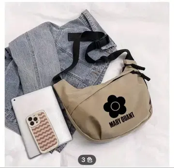 MARY QUANT 숄더백 카키