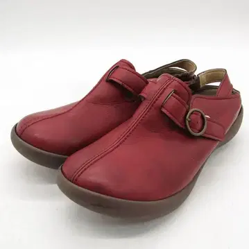 Regetta Canoe 빨간색 사보 가죽 샌들 M