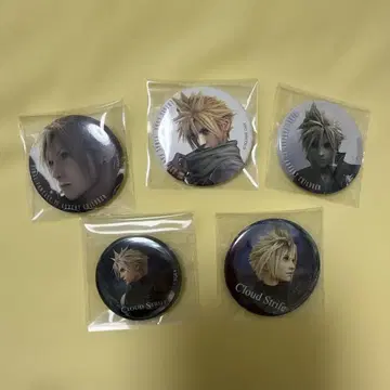 ff7 클라우드 캔뱃지 세트