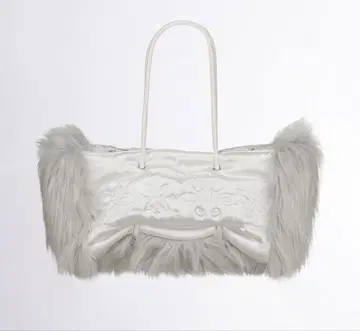 스컬프터 Fluffy Slouchy Satin Bag 스컬프터