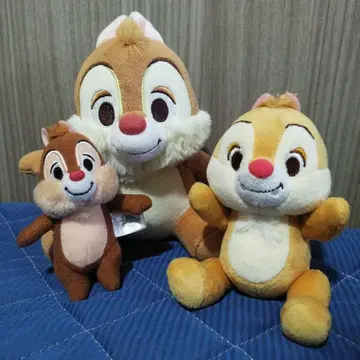 데일 봉제 인형 마스코트 키링 3세트 디즈니 스토어