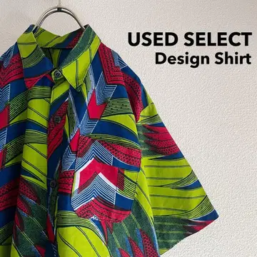 구제 의류 Design S/S 셔츠 / 알로하 셔츠