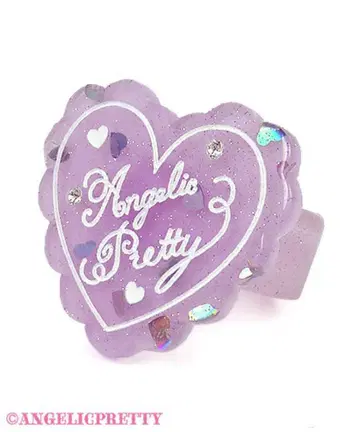 토핑 하트 반지 Angelic Pretty
