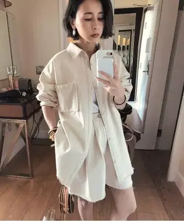AMERI RAKISH COCOON SHIRT 긴팔 셔츠 라이트 아우터