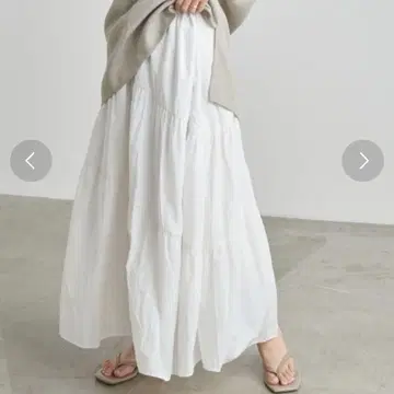 CIAOPANIC TYPY 드로스트 나일론 티어드 스커트