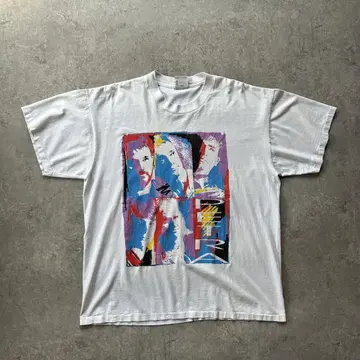 90s PETRA 페트라 밴딩 티셔츠/투어 티셔츠 XL 화이트